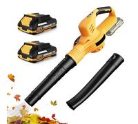 Soffiatore di fogli elettrico senza fili 21 V, 1000 W, 2 modalità di velocità, 150 MPH velocità massima, ricarica rapida 1 H, 2 batterie al litio 2.0 Ah, leggero, ergonomico, per prato e giardino