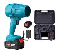 Soffiatore di foglie senza fili | Depolveratore soffiante neve | Soffiatore d'aria portatile e manuale con batteria e caricatore per campeggio, giardino, computer, patio, prato, casa, auto,