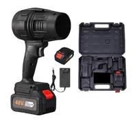 Soffiatore Di Foglie Senza Fili Elettrico, Dispositivo Ad Aria Compressa Grande Potenza, Soffiatore Portatile Potente con Batteria E Caricatore per Esterno Giardino Auto Campeggio
