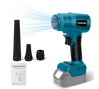 Soffiatore di Polvere per Batteria M-akita 18V, 85000RPM Brushless Portatile, Turbo Soffiatore A Getto con 2 Ugelli, Spray Ad Aria Compressa per La Pulizia di PC, Tastiera E Auto (Senza Batteria)
