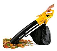 Soffiatore e Aspiratore for Foglie Elettrico 3000W con Sacco da 35 Litri | Spazzatrice for Detriti da Giardino 270km/h a 6 Velocità con Cambio Rapido e Tubo Staccabile for Cortile