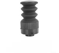 Soffiatore e chicco a doppia funzione per tramoggia per Espresso Dual | Silicone di grado industriale, finitura nera, resistente, altezza 78 mm, lavabile in lavastoviglie