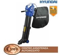 Aspiratore Soffiatore elettrico HYUNDAI 35810 per foglie 2 tempi trituratore ...
