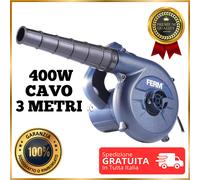 Soffiatore Elettrico 400W Soffiatore Foglie da Giardino con Filo Tubo Rimovibile