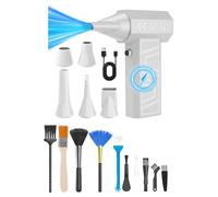 Soffiatore Elettrico 41m/s 5 Ugelli Intercambiabili 10 Spazzole di Pulizia Tecnologia Motore Brushless Per L'Essiccazione Strumento Officina Ventilatore D'aria Per L'asciugatura Animali Domestici
