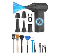 Soffiatore Elettrico 41m/s 5 Ugelli Intercambiabili 10 Spazzole di Pulizia Tecnologia Motore Brushless Per L'Essiccazione Strumento Officina Ventilatore D'aria Per L'asciugatura Animali Domestici