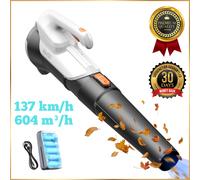 Soffiatore Elettrico a Batteria Portatile Soffia foglie leggero 137KM/H 604 m³/h
