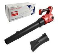 Soffiatore elettrico a foglie senza fili compatibile con batterie Dewalt 20V, 18500RPM 58m/s Soffiatore a foglie 500W per la cura del prato, patio, passeggiata laterale (Rosso)