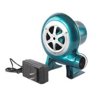 Soffiatore Elettrico A Velocità Variabile - 220V Soffiatore Per Forgia A Carbone A Basso Rumore, Soffiatore Per Barbecue Ventilatore Centrifugo, Eccitatore Di Fiamma Accendifuoco Per Grill(100W)