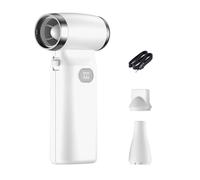 Soffiatore elettrico con turbocompressore, ugelli ricaricabili, purificatore d'aria con schermo LCD per tastiere, utilizzare strumento di pulizia auto, soffiatore di polvere elettrico, spray d'aria