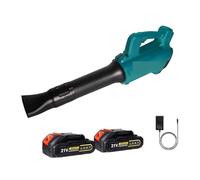 Soffiatore Elettrico For Foglie Senza Fili Spazzole 21V 460 CFM E 120 MPH For La Pulizia Del Giardino Lavori Di Giardinaggio Domestici Con 2 Batterie Molto Potente, Uno Strumento, Infiniti Usi