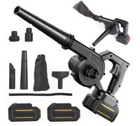 Soffiatore elettrico senza fili e lama di aspirazione Collettore di polveri per computer 2 in 1 compatibile con utensili elettrici a batteria Makita