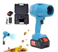 Soffiatore Elettrico Senza Filo Per Foglie - Spolveratore Aria Grande Potenza,Soffiatore Portatile Maneggevole con Batteria e Caricabatterie per Giardino Auto Terrazzo