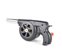 Soffiatore Elettrico,Soffiatore Grande Outdoor a manovella combustione ventilatore manuale barbecue di campeggio di picnic del fuoco di supporto Asciugacapelli BBQ all'aperto di cottura