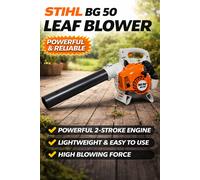 Soffiatore foglie a benzina STIHL BG 50 - Soffiatore a gas compatto e leggero...