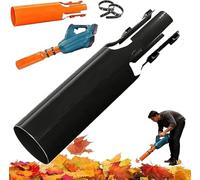 Soffiatore for foglie Air Booster - Attacco ugello universale 2X Air Power for soffiaggio di cortili, prati e patii(Black(1 pcs))
