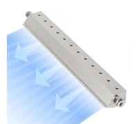 Soffiatore industriale a lama d'aria - Strumento di rimozione di polvere e acqua in alluminio con interfaccia filettata da 1/4" per linee di produzione e isolamento delle tende del vento