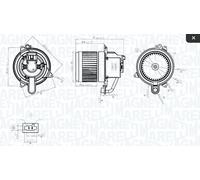 SOFFIATORE INTERNO PER DACIA DOKKER MPV (KE_) 1 VENTOLA FAN ABITACOLO HEATER
