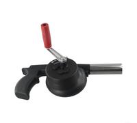 Soffiatore manuale a manovella per barbecue da campeggio Fire Starter Soffietto in metallo con manico staccabile Strumento di cottura all'aperto