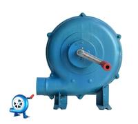 Soffiatore Manuale Iron Gear - Ventilatore Per Barbecue Da Esterno, Ventilatore Manuale Per Popcorn Iron Gear, Con Manovella, Accendino A Soffietto Rapido(200W)