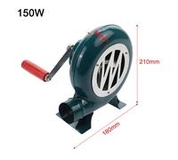 Soffiatore manuale leggero per migliorare il flusso d'aria in caminetti e grigli