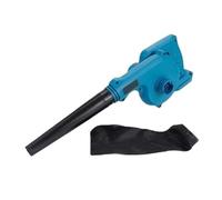 Soffiatore per foglie 2 in 1, soffiatore d'aria elettrico senza fili da 500 W, soffiaggio e aspirazione, raccoglitore di polvere per foglie portatile, spazzatrice per la pulizia, per batteria da 18