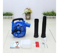 Soffiatore per foglie a gas 25,4CC Soffiatore per foglie a gas portatile commerciale a 2 tempi Erba Prato Cortile Polvere che soffia Potente ventilatore per la pulizia