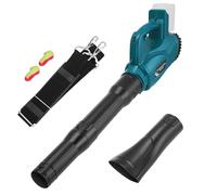 Soffiatore per foglie compatibile con batteria Makita 18 V, ideale per giardino, velocità variabile, terrazza grande volume per costruzione casa giardino cura del prato