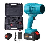 Soffiatore per foglie senza fili - Pratico soffiatore | Potente spolverino turbo | Velocità regolabile portatile | Batteria portatile variabile e caricatore per prato terrazza