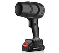 Soffiatore per Foglie, Soffiatore Elettrico, Adatto per la Rimozione Della Polvere Nella Costruzione di Case, Pulizia del Cortile, Ecc(Black)