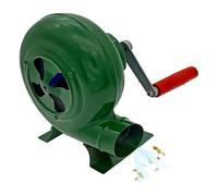 Soffiatore per Forgia da Fabbro, Accendifuoco portatile for barbecue, soffiatore manuale con manovella, for campeggio/cucina all'aperto, barbecue ad aria(350W)