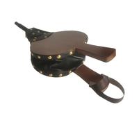 Soffiatore per stufa a legna, ventilatore manuale da cucina, ventilatore portatile per barbecue, stufa a legna appesa, alto flusso d'aria, uso esterno e domestico, 20 cm, nero, 1 pezzo, manuale