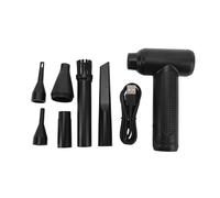 Soffiatore Portatile Ricaricabile per Spolverare, Leggero Ed Efficiente per la Pulizia della Polvere per Dispositivi Elettronici, Casa, Auto, con Accessori di Ricambio