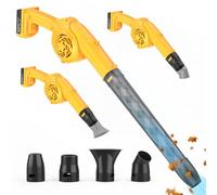 Soffiatore senza fili per DeWalt 20 V max alimentato a batteria (senza batteria) con 4 ugelli, 250 mph soffiatore elettrico con modalità 3 velocità, mini soffiatore per foglie per la cura del prato