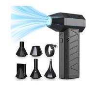 Soffiatore Turbo, Potente Soffiatore D'aria Turbo, Soffiatore For Foglie/neve, Aspiratore Di Polvere Super Potente, Illuminazione A LED, Aspiratore Di Polvere Ad Aria Compressa per la pulizia di auto/
