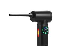 Soffiatore Turbo, Soffiatore d'aria senza fili, spolveratore ad aria compressa con luce di emergenza, strumento di pulizia con gonfiatore elettrico, soffiatore for polvere per la pulizia di auto/tasti