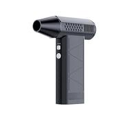 Soffiatore Turbo, Spazzaneve elettrico portatile con motore brushless, potente soffiatore turbofan in lega di alluminio, asciugatrice for auto per la pulizia di auto/tastiere/casa(Gray)