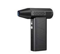 Soffiatore Turbo, Spazzaneve elettrico portatile con motore brushless, potente soffiatore turbofan in lega di alluminio, asciugatrice for auto per la pulizia di auto/tastiere/casa(Black)