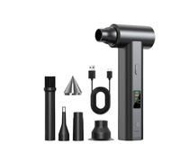 Soffiatore Turbo, Ventilatore A Tto D'aria Elettrico Senza Spazzole Con Display A LED Da 2 Pezzi, Mini Ventilatore For La Rimozione A Polvere, Soffiatore A Tto D'aria Portatile For La Compressione per