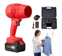 Soffiatrice senza fili - Soffiatore d'aria ad alte prestazioni - Portatile con batteria e caricatore per auto giardino prato cortile