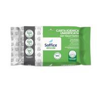 Soffice Natural Carta Igienica Umidificata, Detergono Rinfrescano e Profumano - 21 Confezioni da 50 pz