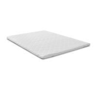 Soffice topper viscoelastico 140 x 200 cm, altezza 6 cm, con effetto memory