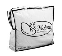 SofficePiuma by Molina 100% Piumino d'oca Invernale caldo extra caldo, Tessuto Antiacaro Traspirante Silenzioso art. MORFEO (4 Punti Calore WARM, 155x220 Singolo King)