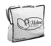 SofficePiuma - Molina Piumino Invernale Singolo, Siberiana, 4 Punti Calore, 200x200 Piazza Mezza, Piumone Invernale Letto Singolo, 180 gr