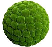 Soffici Palline di Muschio Verde, Erba Palla Artificiale - Simulazione Palla di Muschio di Piante Naturali, per Feste A Casa/Decorazione Natalizia Palla per Piante/Decorazioni per Interni,Un,15 Cm