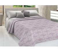 SOFFICIOSO Copriletto Estivo Fresco Tessuto Piquet Leggero Puro Cotone Linea Sonia MOD. Olivia Matrimoniale Rosa
