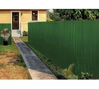 SOFFICIOSO Recinzione Arella in PVC Bamù Rete Frangivista per Giardino Terrazzo Esterno 100x300 Green