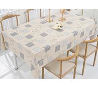 SOFFICIOSO Tovaglia Idrorepellente e Antimacchia PVC Modello Maniva Glitter Riga Flower 100X140 D7 Grigio