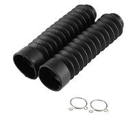 soffietti forcella Copriruota Anteriore 205x42mm, Copri-Forcella Anteriore Moto in Gomma Gators Stivali Parapolvere Ammortizzatori (Black)