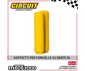 SOFFIETTI PER FORCELLE 32 DENTI XL GIALLO CIRCUIT EQUIPMENT - COD. 507104